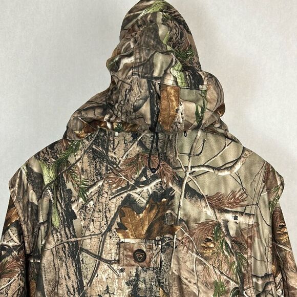 10X RealTree Camo Insulated Outdoors Jacket Coat Mens Sz XL *READ* Hood Pockets - Picture 5 of 13